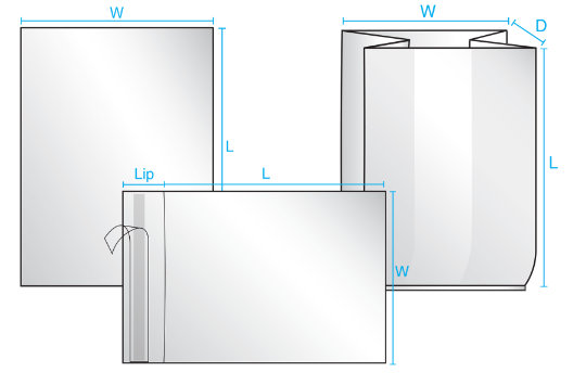 Product Measurements for Plastic Bags