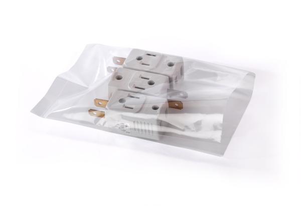 1000 1-Mil 13x20 Clear Poly Bag Open Top Lay Flat Packaging 121315 